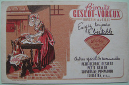 Buvard Fabrique De Biscuits - " GESLOT-V0REUX " - Etablissements De Ronchin-les-Lille 59 - Hauts De France   A Voir ! - Dulces & Biscochos