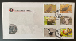 Malawi 2018 / 2019 FDC Mi. 1047 - 1051 Domesticated Birds Vögel Oiseaux Canard Ente Duck Pigeon Taube Coq Hahn - Pigeons & Columbiformes