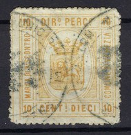 ITALY; 1860s-80s Early Classic Local Marca Di Riscontro Perf Used Issue - Sin Clasificación