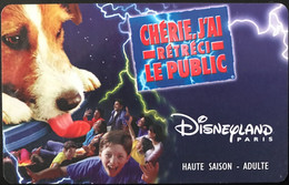 FRANCE  -  DisneyLAND PARIS  - CHERIE J'AI RETRECI  -  Adulte - Passeports Disney