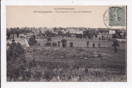 CP 46 LATRONQUIERE Vue Generale Et Route Du Cimetiere - Latronquiere