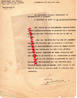 23- LA SOUTERRAINE-87-GROUPEMENT B LIMOGES- 11 JUILLET 1944-LIBERATION-RESISTANCE-GUERRE 1939-1945-FFI-MME VIGNAUDON - Historical Documents