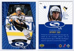 JAROMIR JAGR---UPPER DECK "Star Quest-BLUE" 1998-9 (NHL--1-6) - 1990-1999