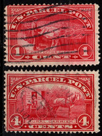 S022J - USA, 1913 - SC#: Q1, Q2 - USED - PARCEL POST - Pacchi