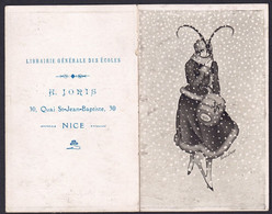 +++ Petit Calendrier 1919 - Librairie Générale Des Ecoles - Nice - Calender - Illustrateur XAVIER SAGER  // - Petit Format : 1901-20