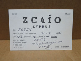 DHEKELIA (Chypre) Carte Radio Amateur - Cipro