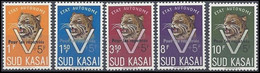 20C/24C** - Léopard / Luipaard / Leopard - Avec Surcharge / Met Opdruk - SUD KASAÏ - Sur Kasai