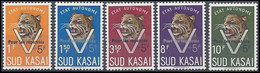 20C/24C** - Léopard / Luipaard / Leopard - Avec Surcharge / Met Opdruk - SUD KASAÏ - Süd-Kasai