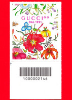Nuovo - MNH - ITALIA - 2021 - 100 Anni Della Guccio Gucci S.p.A. - Moda - B - Barre 2146 - Barcodes