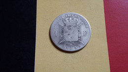 BELGIQUE LEOPOLD II 1 FRANC 1869 ARGENT - 1 Frank