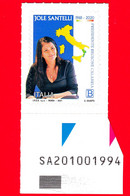 Nuovo - MNH - ITALIA - 2021 - Jole Santelli (1968-2020) – Ritratto – Calabria - B - Alfanumerico - 2021-...: Neufs