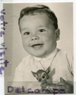 - 3 Petites Photos, Portait Enfant MORY, Electricien, Photographe De Roubaix, Années 1960, Jouet Bamby TBE, Scans, - Personnes Identifiées