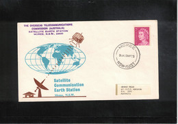 Australia 1973 Space / Raumfahrt Moree Satellite Communication Earth Station Interesting Cover - Oceanië