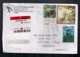 Cuba - Enveloppe De Timbre Moderne En Circulation - Lettres & Documents