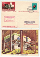 Suisse // Bureau De Poste Automobile,Luzern, 15.Schweiz. Artillerietage 1953 (A613) - Postmark Collection
