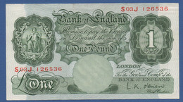 GREAT BRITAIN - P.369c – 1 POUND ND (1948-1960) - Circulated - Serie S03J 126536 - 1 Pond
