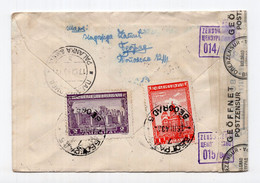 1943. WWII SERBIA,GERMAN OCCUPATION OF SERBIA,BELGRADE TO SMED. PALANKA COVER,CENSOR - Serbia