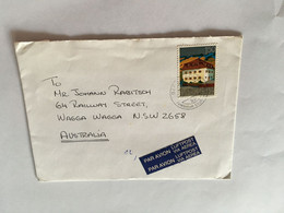 (6 A 22 A) Liechtenstein Covers Posted To Australia (2 Cover) 2 Items - Cartas & Documentos