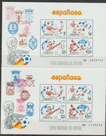 Spanien 1982 MiNr.2550 - 2551 Block 25-26 ** Postfrisch Fußball Weltmeisterschaft, Spanien (E 207)günstige Versandkosten - Blocs & Hojas