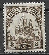 GERMANIA REICH IMPERO 1914-16  COLONIA NUOVAGUINEA SERIE ORDINARIA  FILIGRANA LOSANGHE YVERT. 20 MLH VF - Colony: German New Guinea