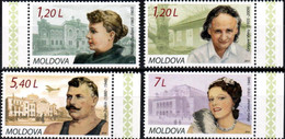 Moldova 2010 "Prominent Persons 4v Quality:100% - Moldova