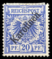 1899, Deutsche Kolonien Karolinen, 4 I, * - Isole Caroline