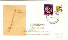 Australia 1970 Oc 22   Kookaburra Sonde W.R.E..U.A.R.,Souvenir Cover - Oceania