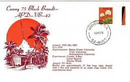 Australia 1976  No 10  ,Cosray 75 Black Brandt APD-VB-42  Launch.,Souvenir Cover - Océanie