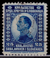 Yugoslavia, 1921, King Alexander, 25p, Used - Gebraucht