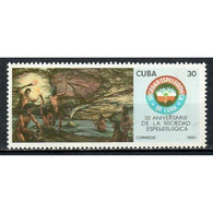 &#128681; Discount - Cuba 1990 The 50th Anniversary Of The Speleological Society  (MNH)  - Archeology, Ancient People - Nuevos