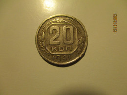 RUSSIA USSR 1941 20 KOPEK COIN , 0 - Rusland