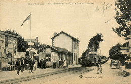 St Briac * La Gare Du Tramway * Tram Train Locomotive Machine * Ligne Chemin De Fer Ile Et Vilaine * Agence SACC - Saint-Briac