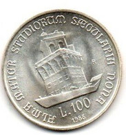 1988 - Italia 100 Lire Università Bologna   -   Senza Confezione     ----- - Conmemorativas