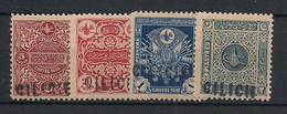 CILICIE - 1919 - Taxe TT N°Yv. 1 à 4 - Série Complète - Neuf * / MH VF - Nuovi