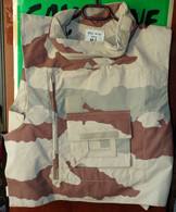 Delcampe - GILET PARE ECLATS DE L'ARMEE FRANCAISE,1996,TAILLE MT 96 A 105 CM TOUR DE POITRINE ,AVEC GUIDE USAGER ET ETIQUETTES POUR - Ausrüstung