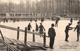 Lyon * 6ème * Le Parc De La Tête D'or * Patinage Sur Le Lac * Patin à Glace Patineurs - Lyon 6