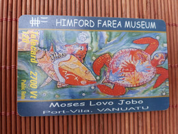 Prepaidcard Vanuatu Himford Museum  31/12/2001 Used Rare - Vanuatu