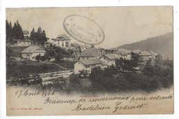 Ballaigues (Suisse, Vaud) : Vue Panoramique Sur Le Quartier De L'Hôtel De Doy-Conod En 1904 PF. - Ballaigues