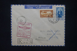 SYRIE - Cachet France Libre De La Réouverture De La Liaison Aérienne Syrie/Afrique Du Nord En 1943 - L 109359 - Briefe U. Dokumente