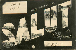 Villefranche Sur Saône * Souvenir De La Commune * Je Vous Envoie Un Salut - Villefranche-sur-Saone