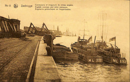 036 262 - CPA - Belgique - Zeebrugge - Convoyeurs Et Dragueurs De Mines Anglais - Zeebrugge
