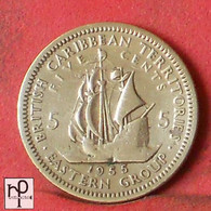 EAST CARIBBEAN STATES 5 CENTS 1955 -    KM# 4 - (Nº45558) - Territoires Britanniques Des Caraïbes