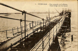 036 265 - CPA - Belgique - Zeebrugge - Pont Supendu Sur La Brêche - Zeebrugge