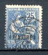 CRETE  /  Bureau Français   Y&T   9   Obl.   ---   Bel état - Crete