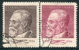 CZECHOSLOVAKIA 1952 Sevcik Centenary  Used.  Michel 715-16 - Used Stamps