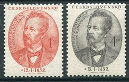 CZECHOSLOVAKIA 1952 Zapotocky Centenary MNH / **.  Michel 701-02 - Unused Stamps