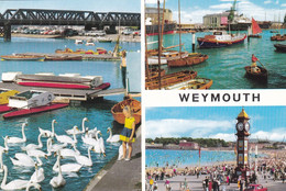Angleterre Carte Postale Weymouth The Harbour And Promenade - Weymouth