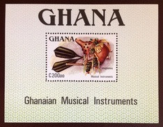 Ghana 1987 Musical Instruments Minisheet MNH - Ghana (1957-...)