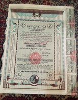 Kingdon Of EGYPT - V V Rare ... SOCIETE MISR POUR L`INDUSTRIE Pharmaceutique- 5 Action - Perfume & Beauty