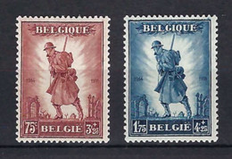 ⭐ Belgique - YT N° 351 à 352 * - Neuf Avec Charnière - à La Gloire De L'infanterie - 1932 ⭐ - Bloques 1924 – 1960
